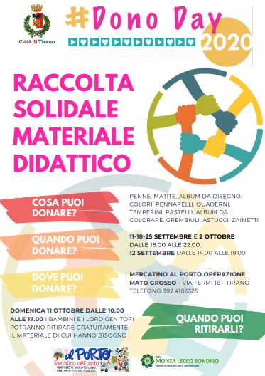 Il giorno del dono | Blog di Valendario Valtellinese